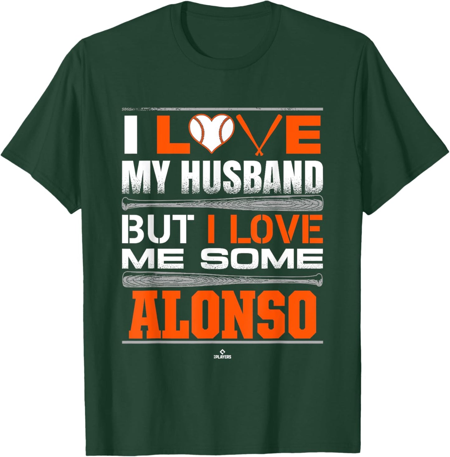 I Love My Husband Pete Alonso New York Baseball MLBPA T-Shirt - T-Shirt | Forest