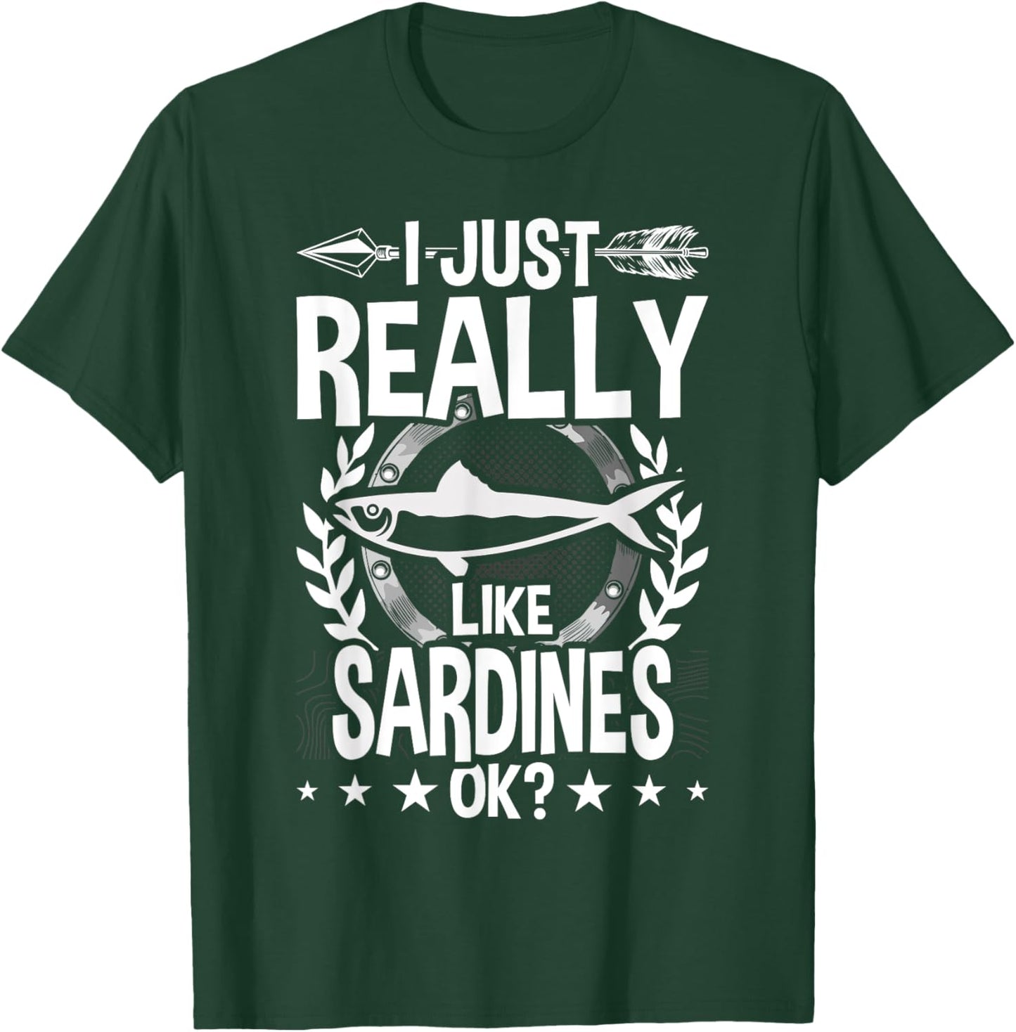 I Just Really Like Sardines T-Shirt - T-Shirt | Forest