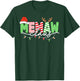 Memaw Claus Christmas Lights Santa Hat Family Matching T-Shirt - T-Shirt | Forest