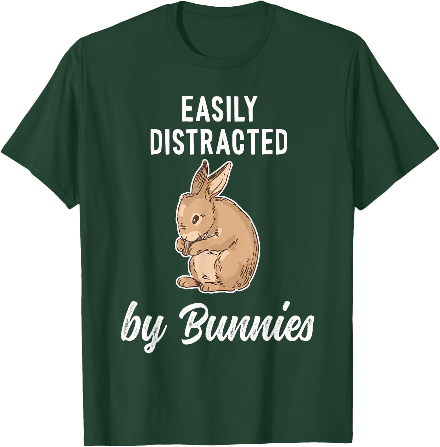 Funny & Happy Easter Bunny & Rabbit T-Shirt - T-Shirt | Forest