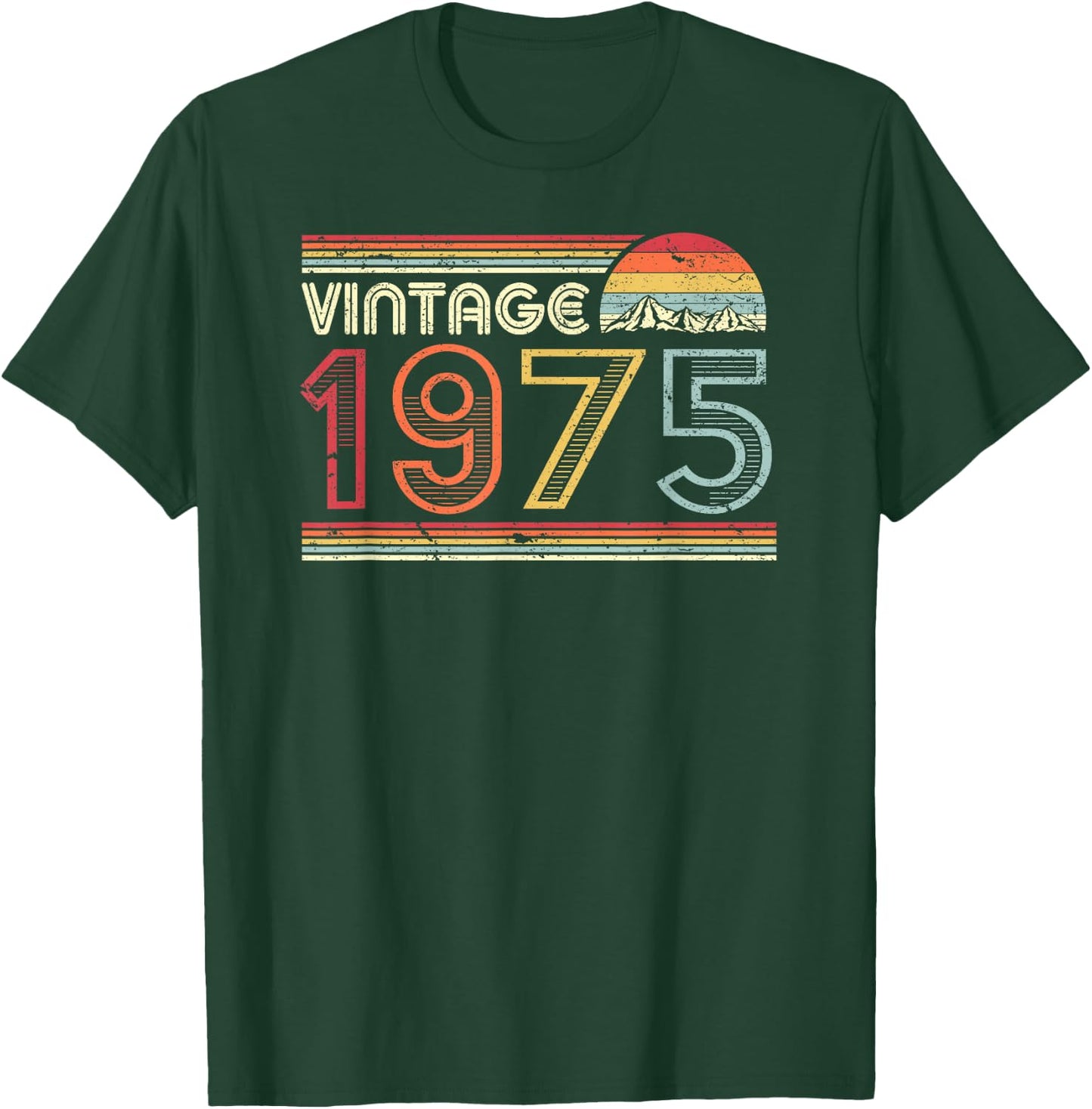 1975 Vintage Shirt, Birthday Gift . Retro Style T-Shirt - T-Shirt | Forest