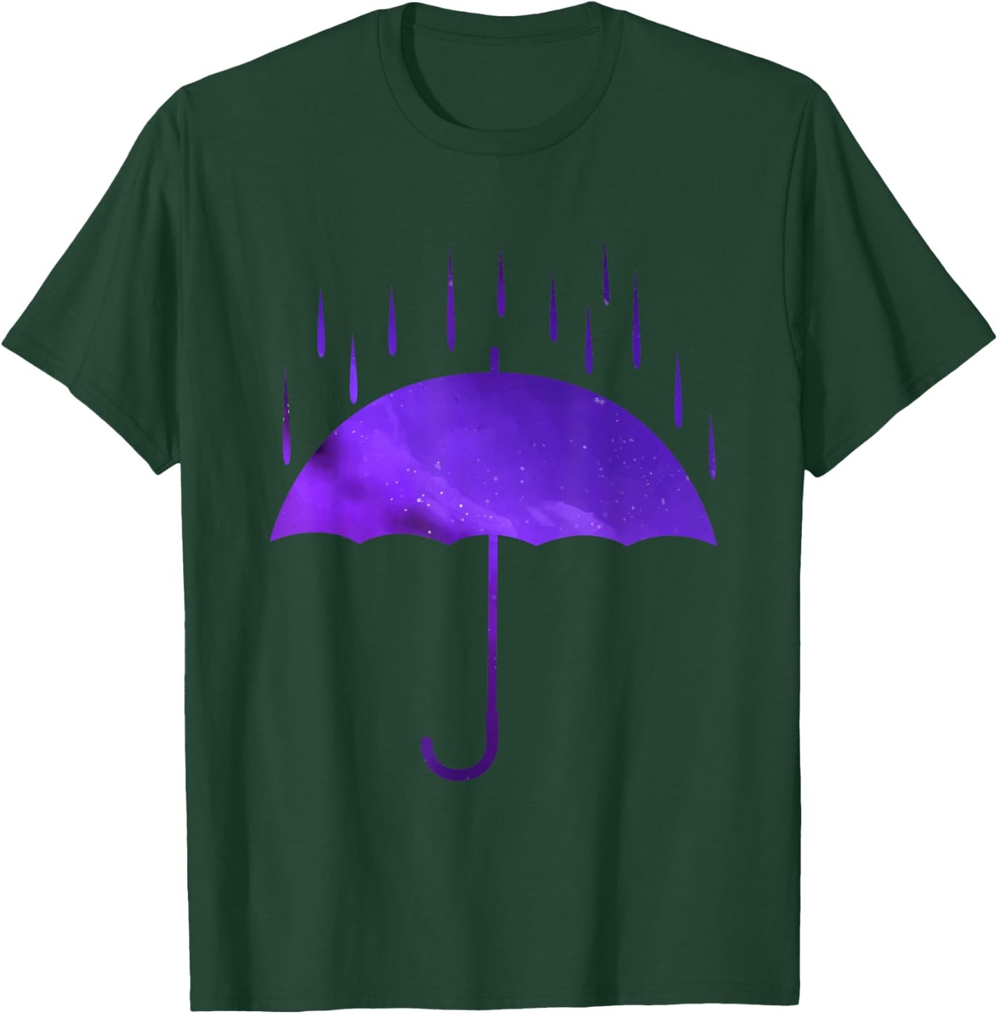 Rain Purple Umbrella Violet Favorite Color T-Shirt - T-Shirt | Forest