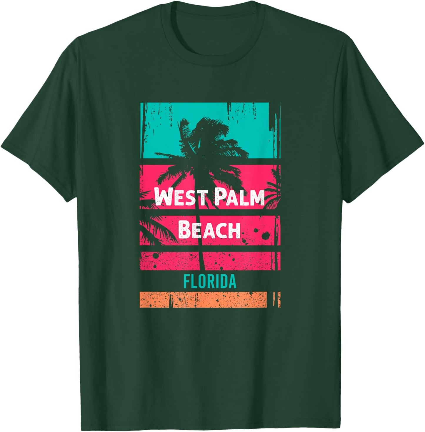 West Palm Beach Souvenir - Florida Reminder T-Shirt - T-Shirt | Forest