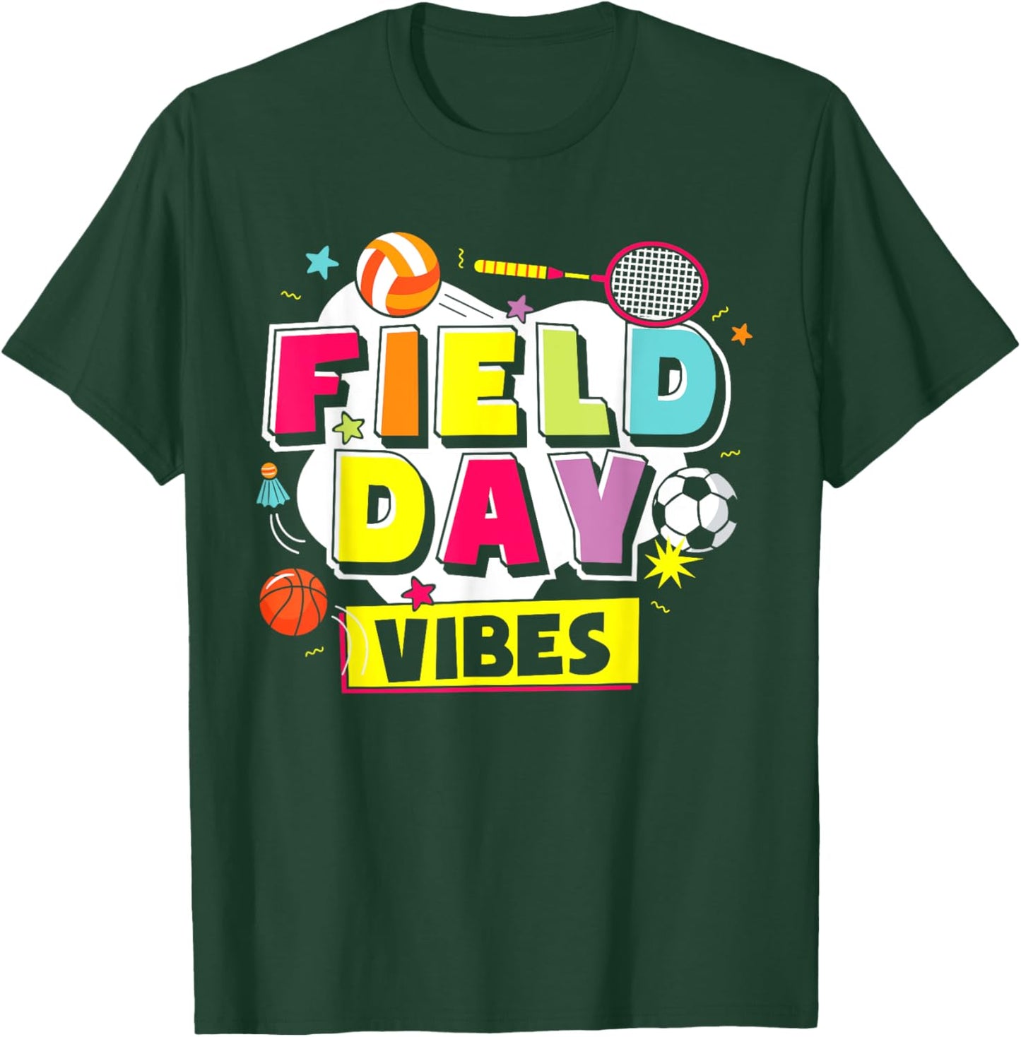 Field Day Sports School T-Shirt - T-Shirt | Forest