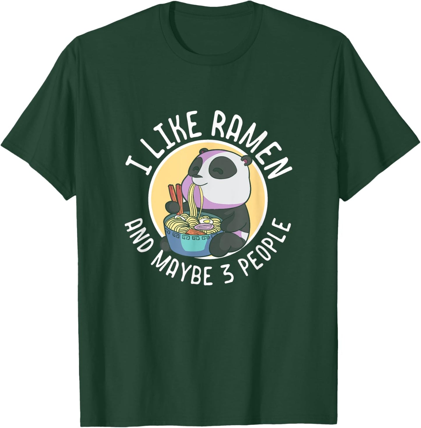 I Like Ramen Lover Gift Japanese Noodles Anime Lover Girls T-Shirt - T-Shirt | Forest