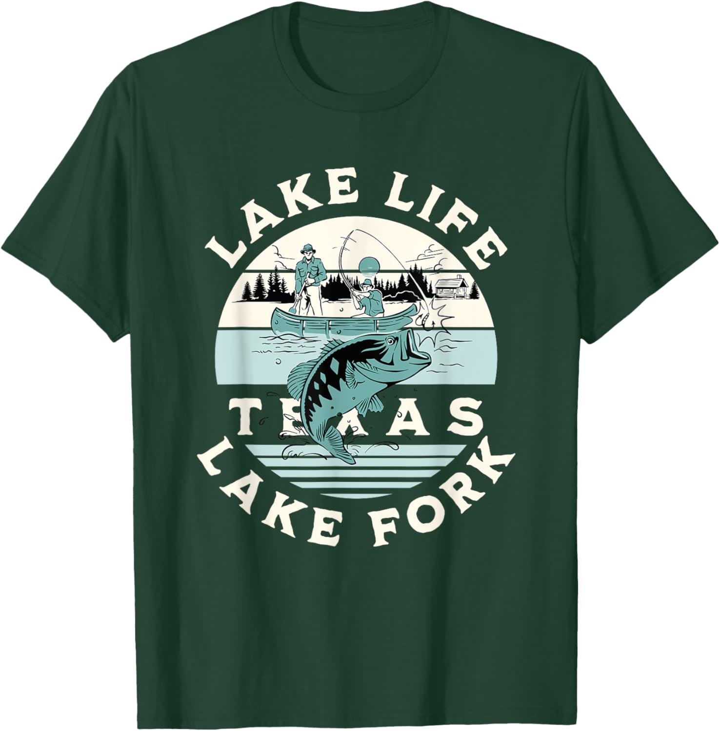 Lake Fork Texas T-Shirt - T-Shirt | Forest