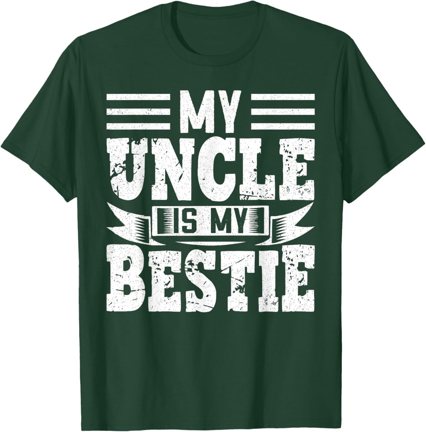 My Uncle Is My Bestie Niece Nephew Matching Family Tie Dye T-Shirt - T-Shirt | Forest