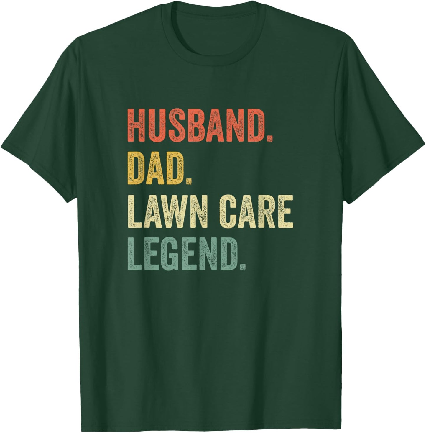 Funny Lawn Mowing T Shirt Lawn Care Stuff Gift Vintage Retro T-Shirt - T-Shirt | Forest