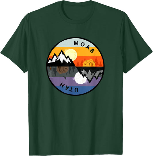 Vintage Moab, Utah Retro Souvenir T-Shirt - T-Shirt | Forest