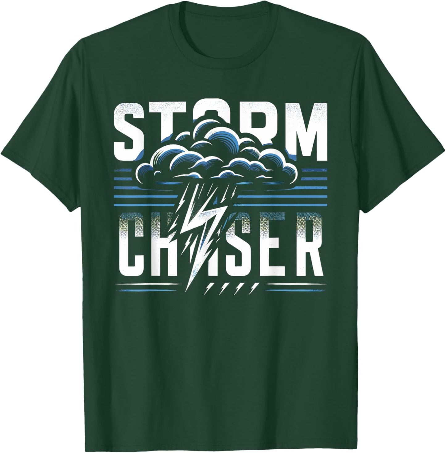Storm Chaser T Shirt Design for Weather Enthusiasts T-Shirt - T-Shirt | Forest
