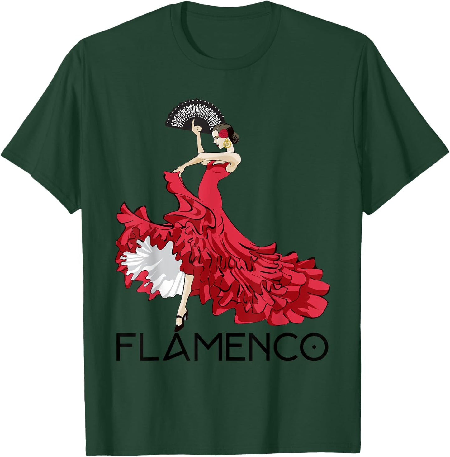 Flamenco dancer 1 - Spain T-Shirt - T-Shirt | Forest