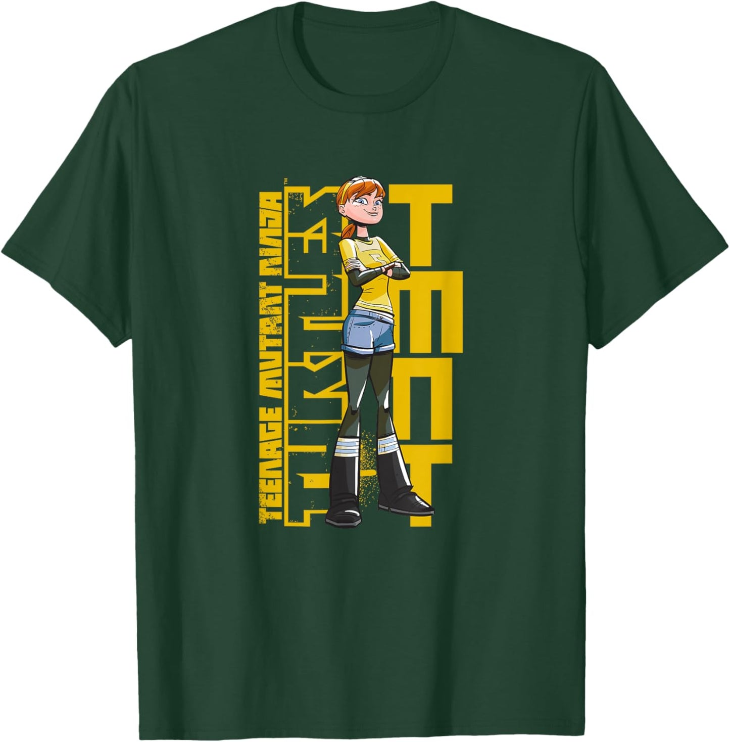 Mademark x Teenage Mutant Ninja Turtles - Teenage Mutant Ninja Turtles - Original TMNT April O'Neil T-Shirt - T-Shirt | Forest