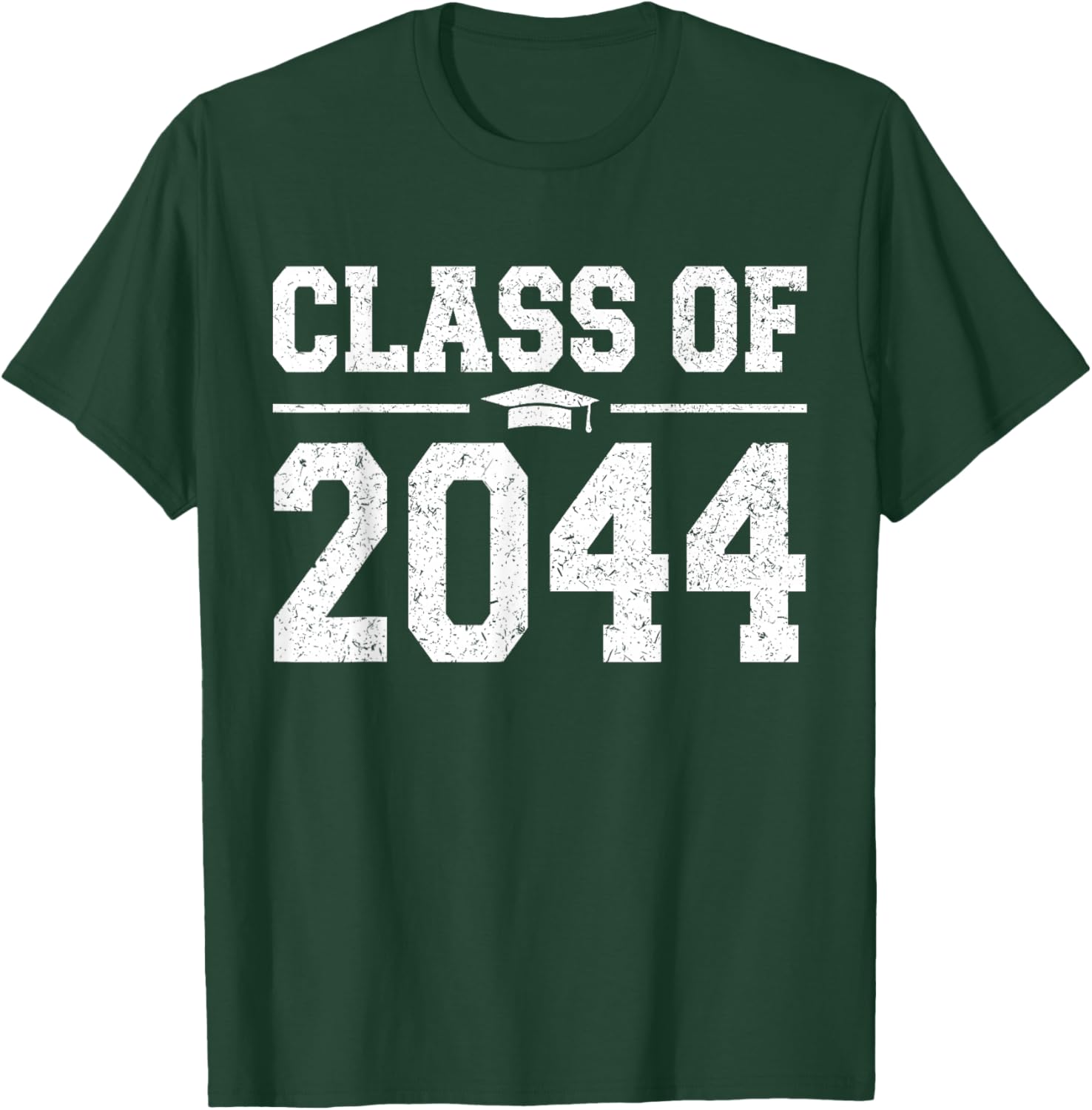 Class of 2044 Grow With Me Graduation Vintage Kindergarten T-Shirt - T-Shirt | Forest