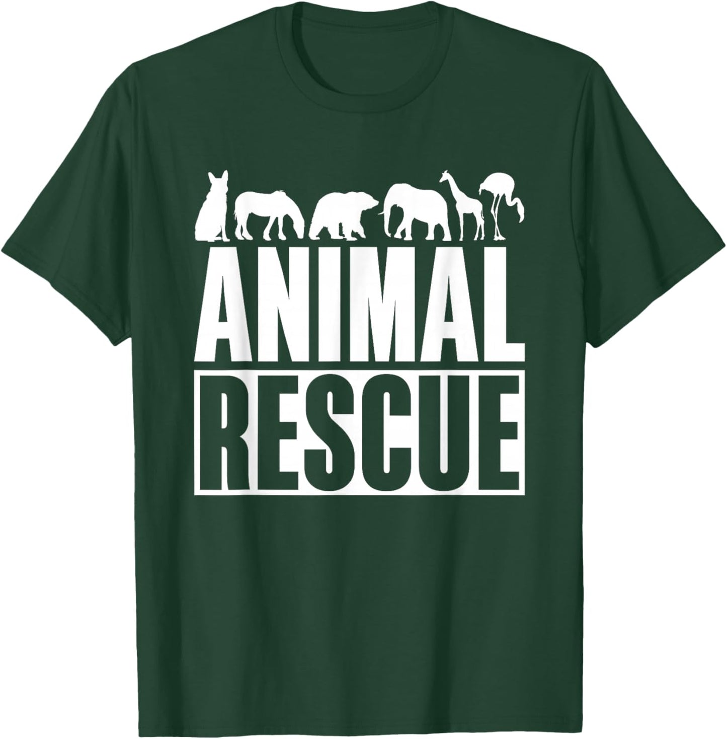 Animal Rescue Save Rescuing Animals Animal T-Shirt - T-Shirt | Forest