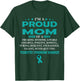 I'm proud mom of TOURETTE'S SYNDROME warrior t shirt T-Shirt - T-Shirt | Forest
