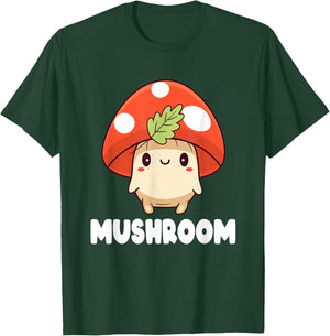 Kids Mushroom Shirt For Boys Or Girls | Cute Mushroom Gift T-Shirt - T-Shirt | Forest
