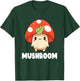 Kids Mushroom Shirt For Boys Or Girls | Cute Mushroom Gift T-Shirt - T-Shirt | Forest