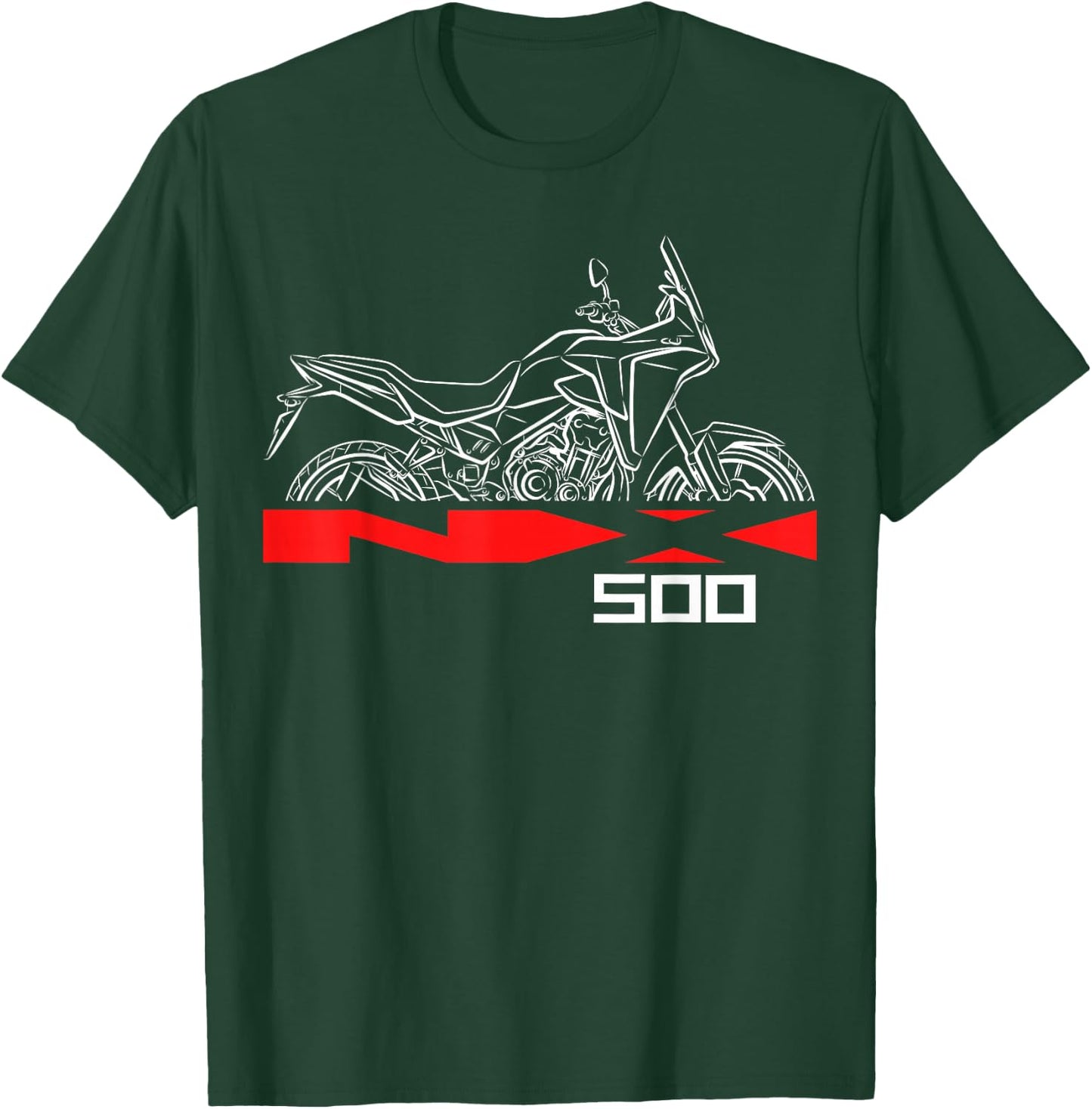 NX500 for ADV Riders, Motorcycle T-Shirt - T-Shirt | Forest