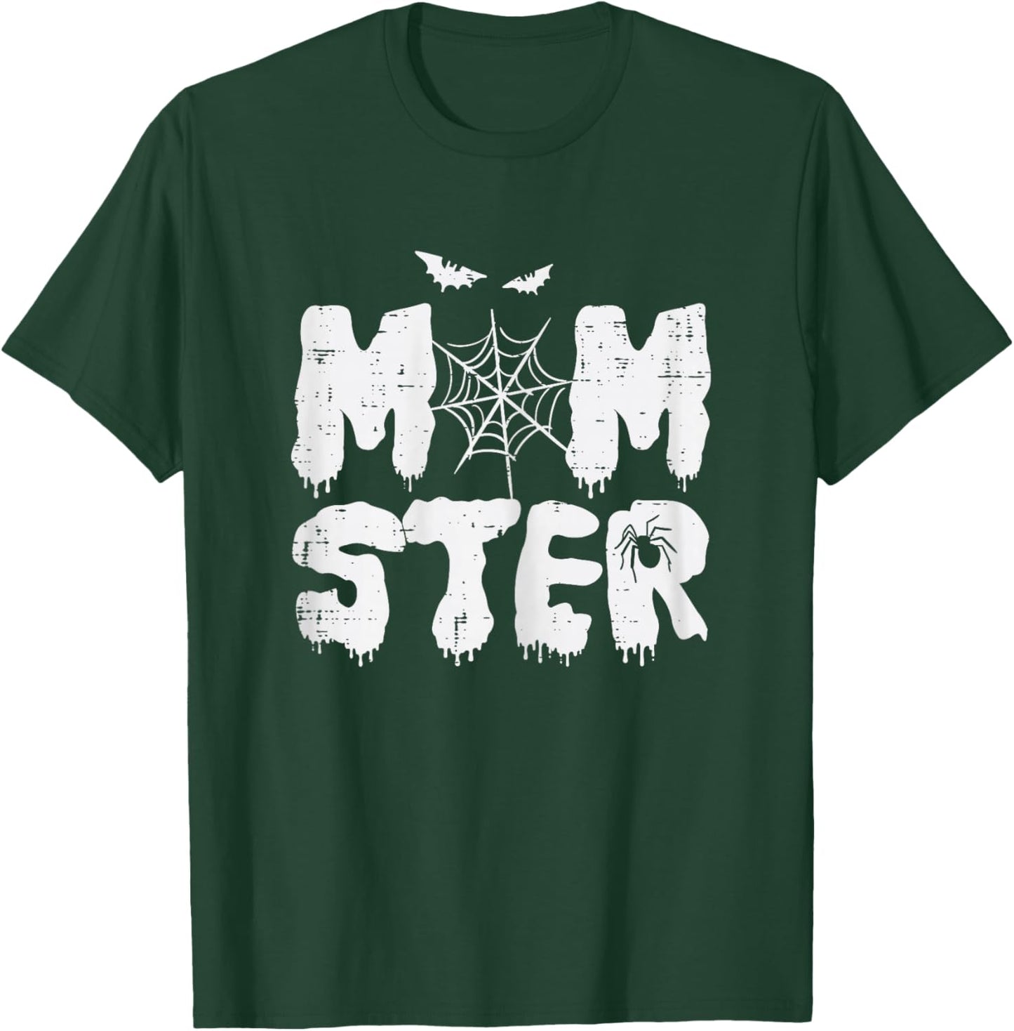 Halloween Mom Monster Momster Fun Mama Costume Family Women T-Shirt - T-Shirt | Forest