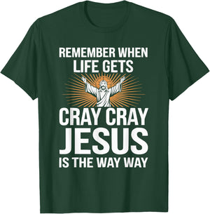 Funny Jesus Christ Religious Christian Believer Christianity T-Shirt - T-Shirt | Forest
