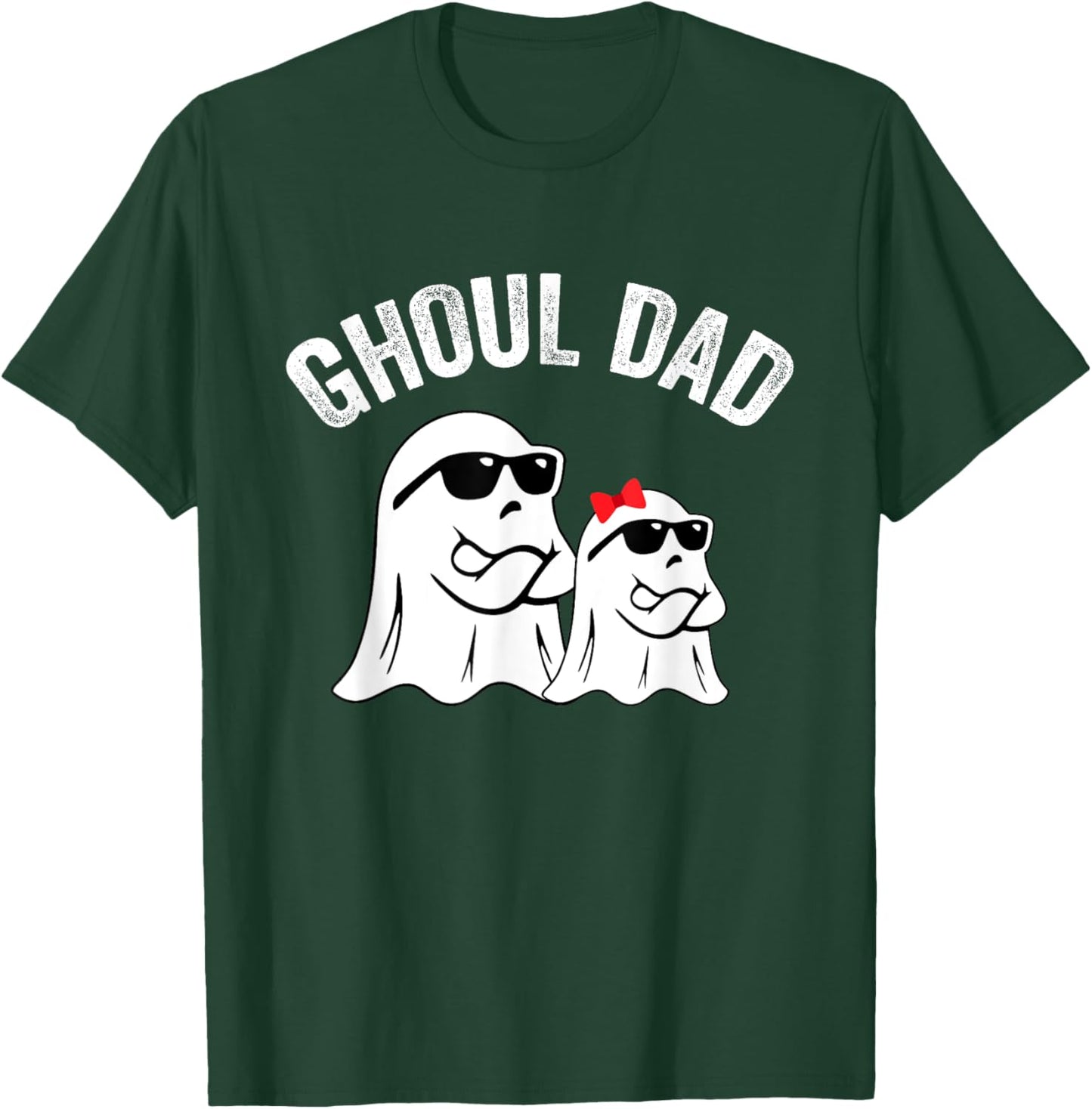 Ghoul Dad Funny Halloween Daddy Ghost Vintage T-Shirt - T-Shirt | Forest