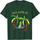 Dill With It Funny Vegetarian Pickle Hammock Tropical Beach Men Women Kids T-Shirt - T-Shirt | Forest