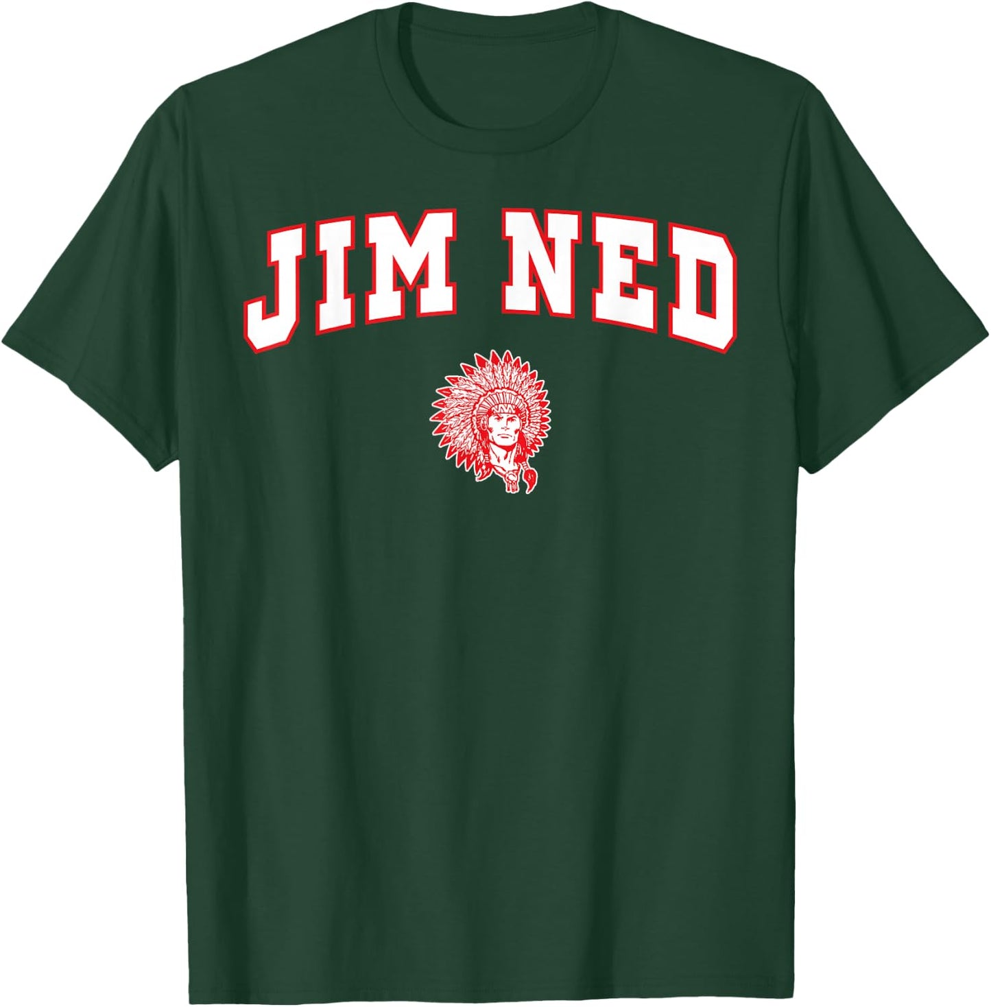 Jim Ned High School Indians C2 T-Shirt - T-Shirt | Forest