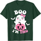 Kids Kids Ghost Boo I'm Two Yr 2nd Birthday Kids Halloween Groovy T-Shirt - T-Shirt | Forest