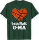 Basketball G-Ma Funny Basketball Heart Grandma GeeMa T-Shirt - T-Shirt | Forest