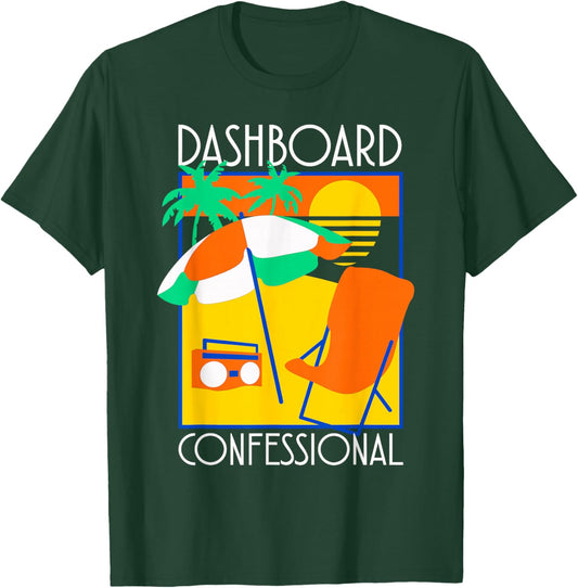 Dashboard Confessional - Vacation , Small, Black T-Shirt - T-Shirt | Forest