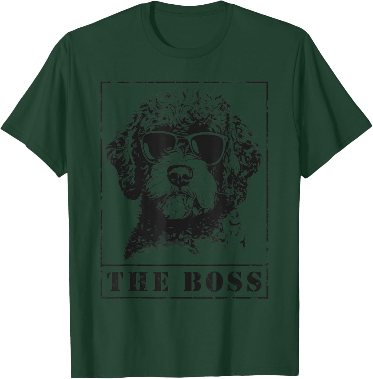 Der lustige Lagotto Romagnolo Boss Mama Papa Hundeliebhaber T-Shirt - T-Shirt | Forest