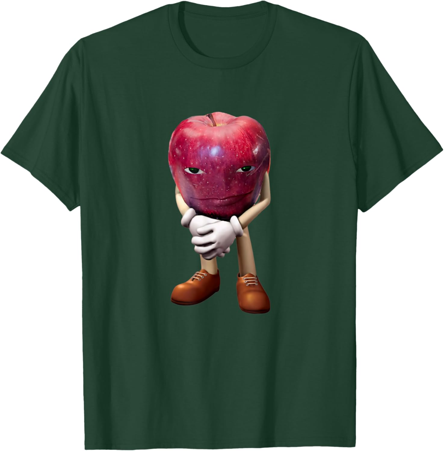 Grumpy Apple Meme T-Shirt - T-Shirt | Forest