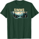 Simms Montana Outdoor Art Retro Hiking T-Shirt - T-Shirt | Forest