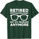 Funny Retired Ophthalmologist Outfit Eye Doctor Retirement T-Shirt - T-Shirt | Forest