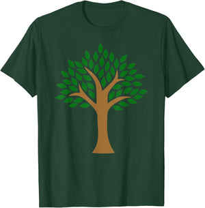 Tree with Green Leaves T-Shirt - T-Shirt | Forest