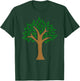 Tree with Green Leaves T-Shirt - T-Shirt | Forest