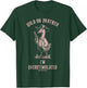 Hold On Partner I'm Overstimulated Funny Goose Cowboy T-Shirt - T-Shirt | Forest