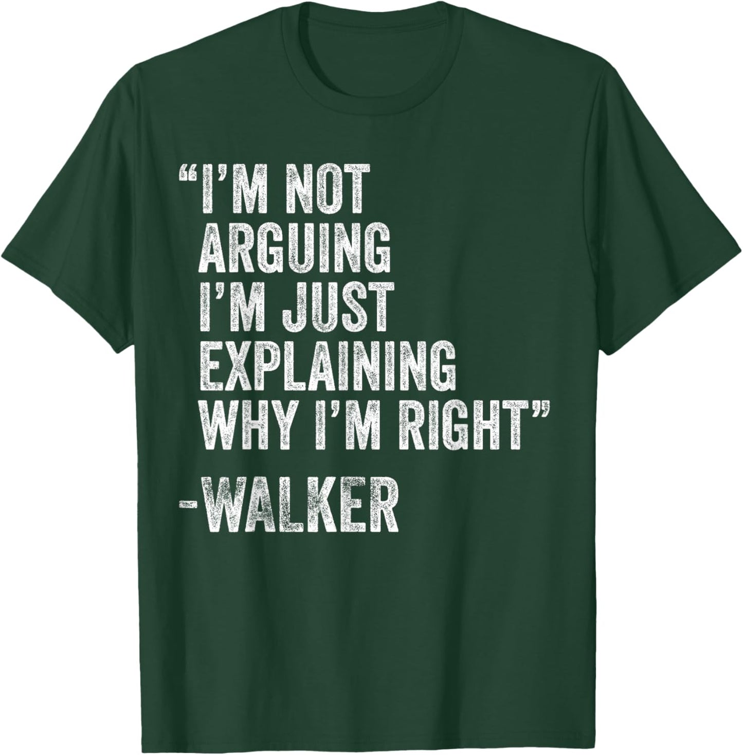 WALKER Quote Funny Birthday Custom Name Idea Engineer T-Shirt - T-Shirt | Forest