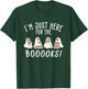 I'm Just Here For The Books - Cute Halloween Ghost Reading T-Shirt - T-Shirt | Forest
