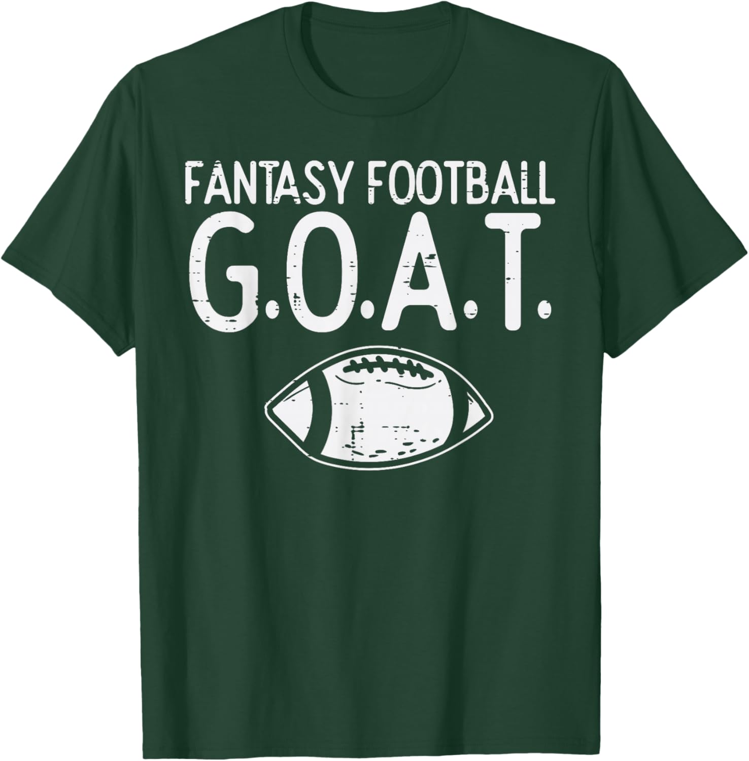 Fantasy Football Goat Greatest Draft Party Champion Men T-Shirt - T-Shirt | Forest