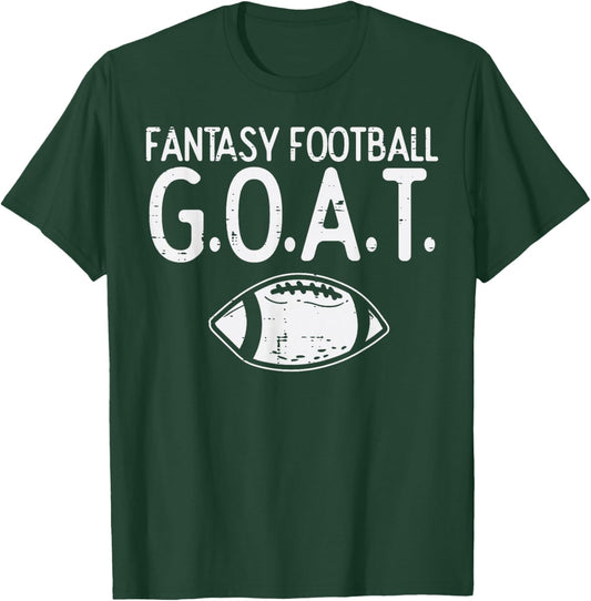 Fantasy Football Goat Greatest Draft Party Champion Men T-Shirt - T-Shirt | Forest
