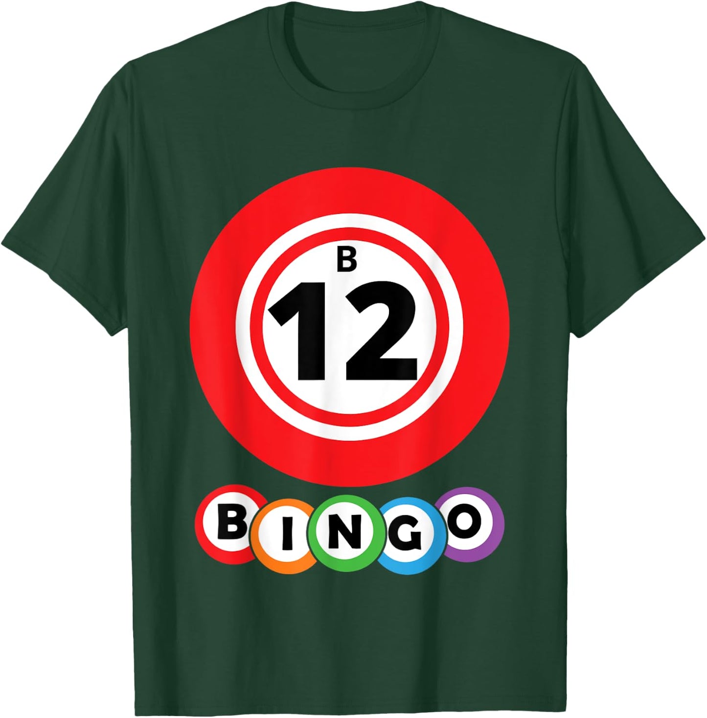 Lucky Bingo B12 Group Bingo Costume T-Shirt - T-Shirt | Forest