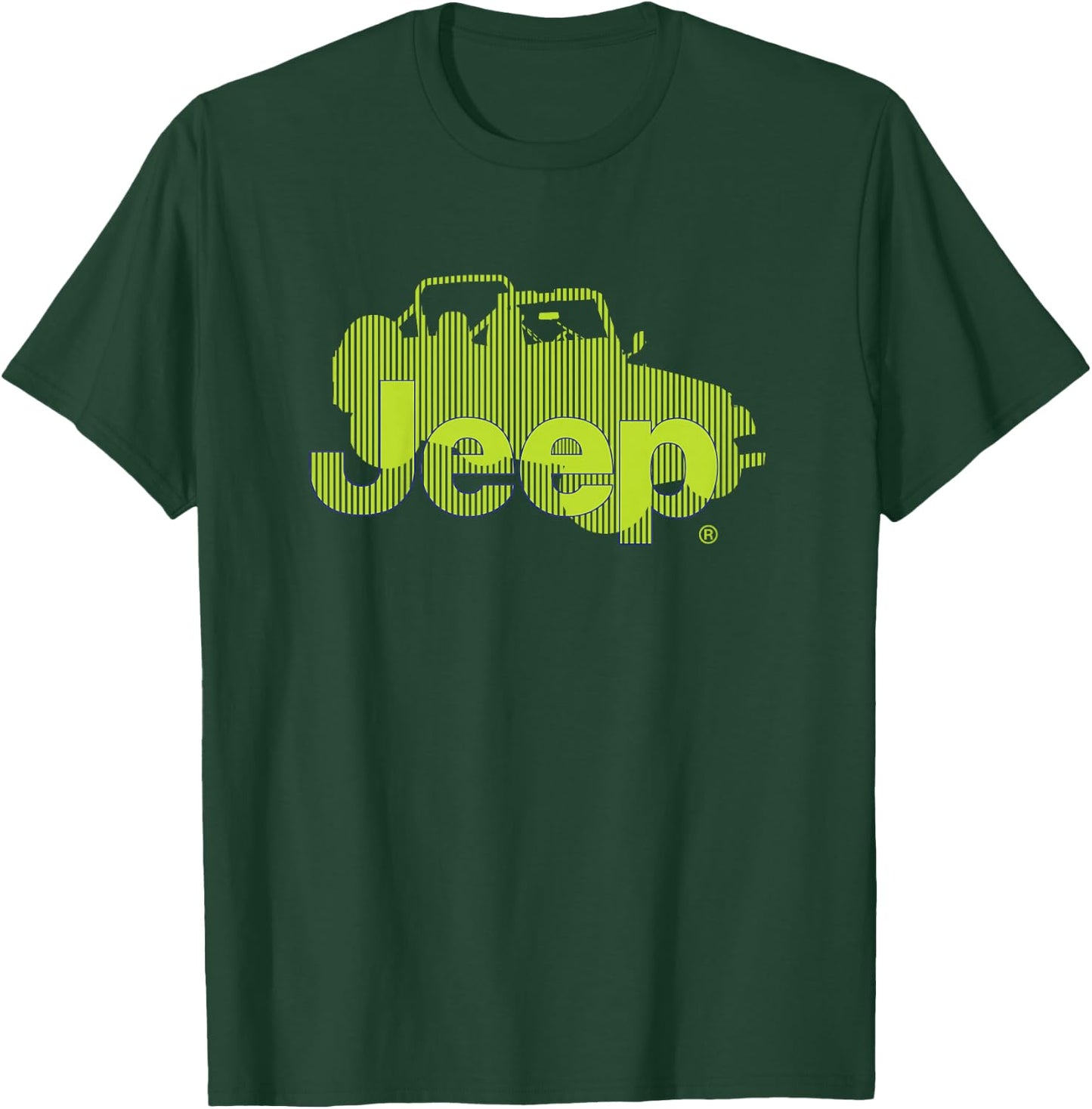 Kids Jeep Lines Graphic T-Shirt - T-Shirt | Forest