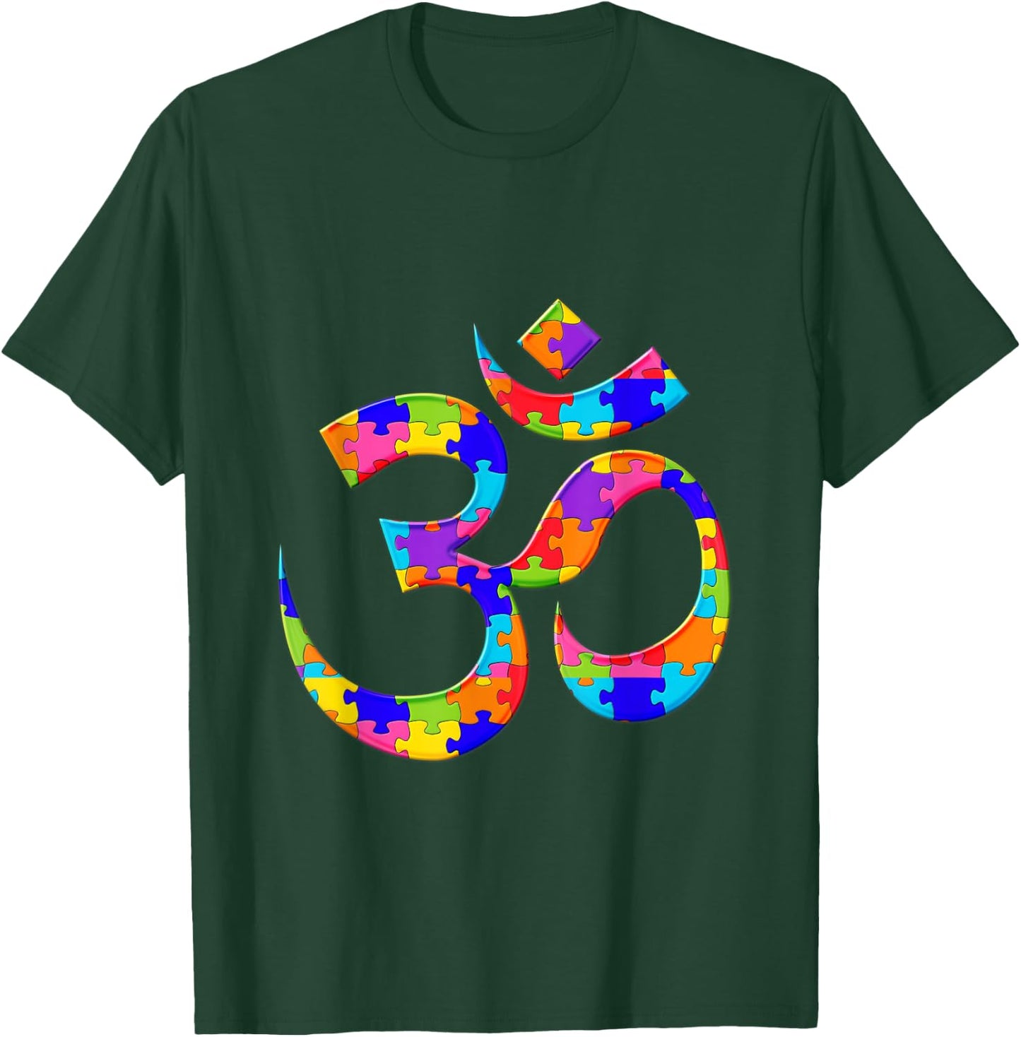 Om Brahman Puzzle Autism Puzzle T-Shirt - T-Shirt | Forest
