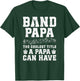 Band Papa Coolest Title Marching Band Papa Grandpa T-Shirt - T-Shirt | Forest