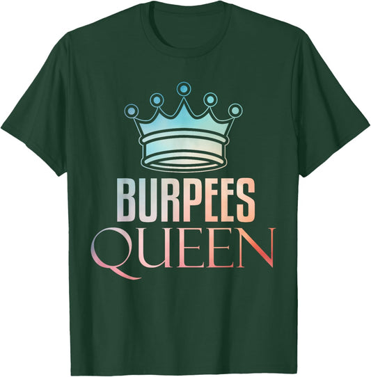 Burpees Art Girls Burpee Exercise Fitness Burpees T-Shirt - T-Shirt | Forest