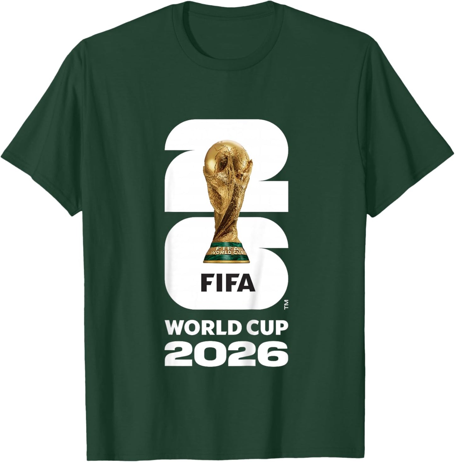 Kids FIFA World CUP26 FIFA Gold Trophy T-Shirt - T-Shirt | Forest