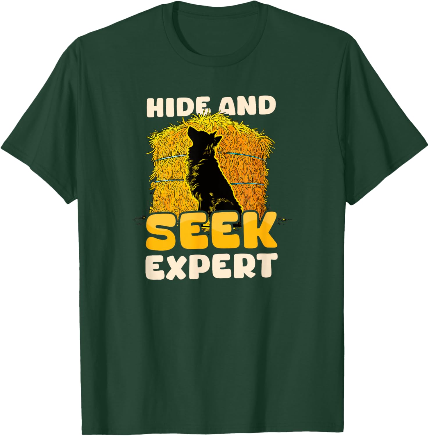 Hide And Seek Expert Design Barn Hunt T-Shirt - T-Shirt | Forest