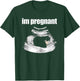 I’m Pregnant Cat Funny Cat Mom Pregnancy Black Kitten Women T-Shirt - T-Shirt | Forest