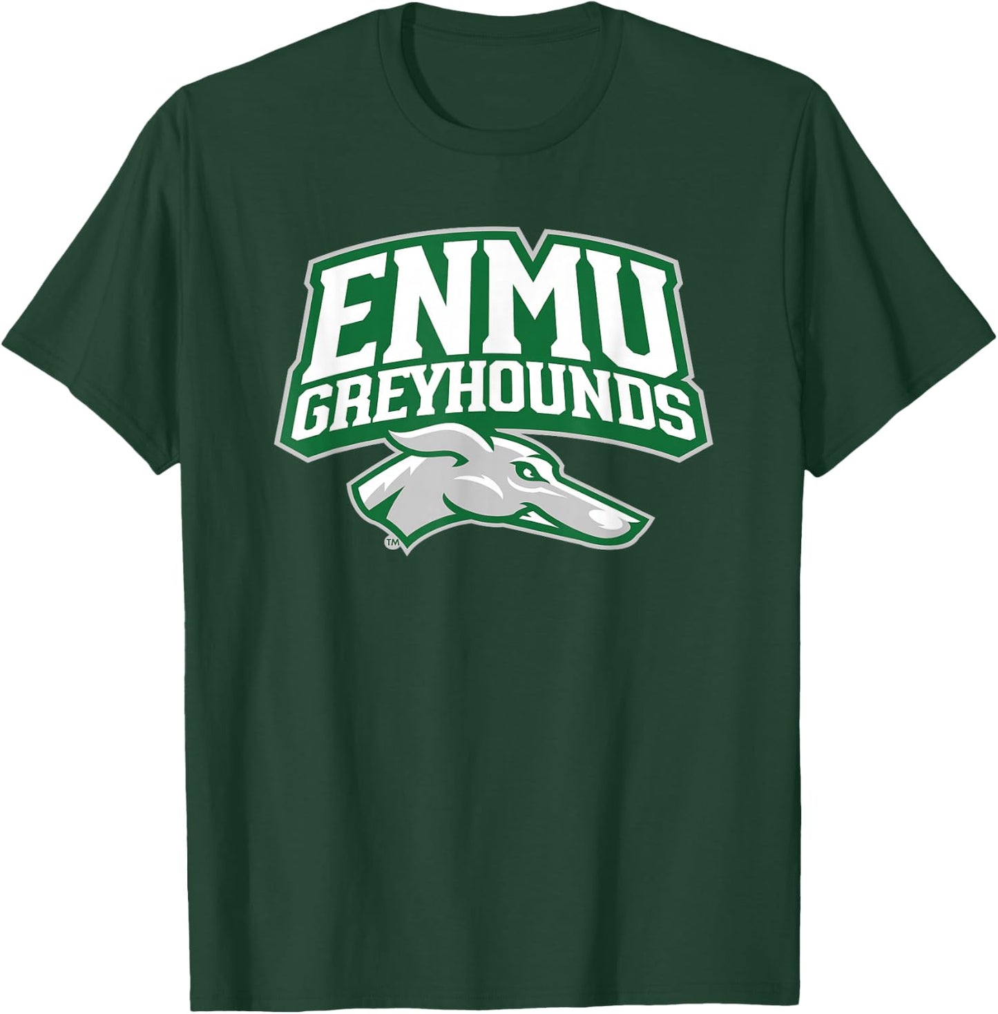 Eastern New Mexico University ENMU Greyhounds Primary Logo T-Shirt - T-Shirt | Forest